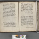 <a href='http://www.ra.ee/pargamendid/index.php/et/parchment/view?id=15720&_xr=eNpLtDK0qs60MrBOtDKBMIqtDM2slAoSi5IzclPzSvSLU0FMJaC4uZVSUWpacn5KKohnaGqlFOLjqGdkbKBnqOeYaKmfCBa2UiqE0oYg2sJKKScxL700MR2sy8hKKbVEybq2FgCM6SNQ'>Ürik TLA.230.1.Aa9/a</a>, 1458-1515. a.</br>
Märgistusaugud. Märgistusjooned.
Lehel teksti paiknevuse korraldamiseks tehtud märgistusjooned.