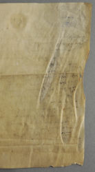 <a href='http://www.ra.ee/pargamendid/index.php/et/parchment/view?id=17380&_xr=eNoti7EOgkAQRP9le08WAsJQWZpY%252BgMbXPESPZBbKsO%252Fmzus5uXNjIDx9Sh6Qb1DBDegWZbh%252BdZgx6gJKXkG%252BRDN22p%252BCklVoNv1nOgEWvQxTHfN0zoXrqwKx4eL67o2a9Dnn5yyBb0kjKuM%252BVWC1Kjfth9cziwS' target='_blank'>Ürik TLA.230.1-i.998</a>, 1528. a. </br>
Kraapimise jäljed.
Kõvera teraga kraabitsa jäljed (vaod, vöödid) pärgamendi pinna.