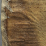 <a href='http://www.ra.ee/pargamendid/index.php/et/parchment/view?id=14272&_xr=eNotjM0OgjAQhN9lH6B0AX8ynDTx0MSj8WoarNhEi9DlZHh3s%252BBpvpnJjAfjG2Ebj80KGbwFffzYPt8hSZGDImnOoJiyRJkk9kmjCnQ5H5R2oDE82v4e1JV2KUxZWcPmeLpxXVydc8sNaPgrq%252B5BL5%252B6yXfrFBSEmnn%252BAUMbLZk%253D' target='_blank'>Ürik TLA.230.1.BE_14/viii</a>, 1503. a. </ br>
Eelneva parandamise või konserveerimise tunnustega pärgament.
Parandamiseks kasutatud uus pärgament on liimitud tugevalt degradeerunud ürikule toeks.