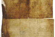 <a href='http://www.ra.ee/pargamendid/index.php/et/parchment/view?id=14272&_xr=eNotjM0OgjAQhN9lH6B0AX8ynDTx0MSj8WoarNhEi9DlZHh3s%252BBpvpnJjAfjG2Ebj80KGbwFffzYPt8hSZGDImnOoJiyRJkk9kmjCnQ5H5R2oDE82v4e1JV2KUxZWcPmeLpxXVydc8sNaPgrq%252B5BL5%252B6yXfrFBSEmnn%252BAUMbLZk%253D' target='_blank'>Ürik TLA.230.1.BE_14/viii</a>, 1503. a. </ br>
Eelneva parandamise või konserveerimise tunnustega pärgament.
Dokumenteeritud läbivas valguses.