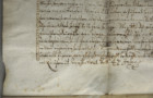 <a href='http://www.ra.ee/pargamendid/index.php/et/parchment/view?id=16719&_xr=eNoti8kNgDAMBHtxAQEjLi0vCqAIK5hDgnC%252FEL0DgdfOjLQCxtkjLATxBxs4Bc2y2m5UtwebvkhPz0CrNnaq9TUOQWVlmBMTGfYFtPzrPQcN4tpDWn%252BIQLpTcV0314ghwQ%253D%253D' targer='_blank'>Ürik AM.115.2.1</a>,
Rooste, rebaseplekk e.foksing
Rebaseplekid on väikese läbimõõduga punakaspruunid plekid, mille tekkepõhjuseks peetakse metalliühendite, bioloogiliste mõjutuste ja loomse pigmendi, melaniini, koosmõju.
Rebaseplekid esinevad tavaliselt kogumitena.