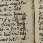 <a href='http://www.ra.ee/pargamendid/index.php/et/parchment/view?id=16980&_xr=eNoti0kOQFAQRO%252FSB%252Fg0gpSVvaULdL42JOZhJe7Ox%252Bq9ekkJGGcHPxNEn2zgGDTLattBx93b1Ck9PQGtWtupUrc4BJVFboLQN2zskL4RtPxkxxTUy9gc0ryfAKQ7Zdd1A06fIus%253D' target='_blank'>Ürik TLA.230.1.cm8</a>, 14.saj. </ br>
Äratõmme.
Meediumi ülekandumine pärgamendilehe pinnale.