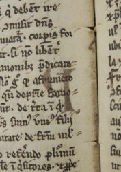 <a href='http://www.ra.ee/pargamendid/index.php/et/parchment/view?id=16980&_xr=eNoti0kOQFAQRO%252FSB%252Fg0gpSVvaULdL42JOZhJe7Ox%252Bq9ekkJGGcHPxNEn2zgGDTLattBx93b1Ck9PQGtWtupUrc4BJVFboLQN2zskL4RtPxkxxTUy9gc0ryfAKQ7Zdd1A06fIus%253D' target='_blank'>Ürik TLA.230.1.cm8</a>, 14.saj. </ br>
Äratõmme.
Meediumi ülekandumine pärgamendilehe pinnale.