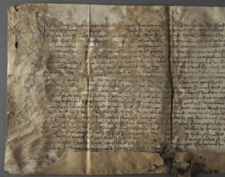 <a href='http://www.ra.ee/pargamendid/index.php/et/parchment/view?id=16279&_xr=eNotizkOgDAMBP%252FinkACImip6Cn5gAUGInEfFeLvnNWMRrsMjcMhSBnRJyt0DJp4Kdtehs1f5VG6uwUtUpdjJfSvijxTJgyU9pxTxtq3g%252Baf%252BmEC6nhodm7emwHJRul5Xq2%252FI4U%253D' target='_blank'>Ürik TLA.230.1-ii.277</a>, 1493. a. </ br>
Helvestumine. Irdumine.
Pärgamendi ja/või tindikirja kihiti eraldumine, kestendamine.