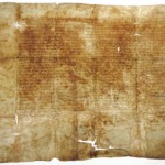 TLA.230.1.BE_2/v
Bioloogilised kahjustused. Hallitanud. Näritud pind.
Tugeva bioloogilise kahjustusega pärgamendi puhul võib pärgamendi õhenemine muuta pärgamendi hapraks ja raskesti käsitletavaks. Dokumenteeritud läbivas valguses.