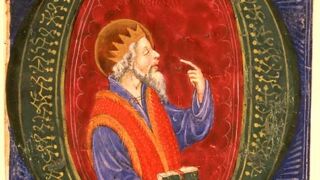 Ill. 8. Näide 15. sajandil kasutatud pärgamendi värvidest (käsikiri Itaaliast, Walters Art Gallery MS. W.414).</ br>
Ill. 8. An example of parchment colors used in the 15th century