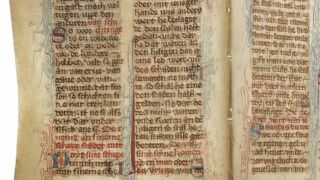 <a href='http://www.ra.ee/pargamendid/index.php/et/parchment/view?id=16418&_xr=eNpLtDK0qs60MrBOtDKBMIqtDM2slAoSi5IzclPzSvSLU0FMJaC4uZVSUWpacn5KKohnaGKlFOLjqGdkbKBnqJeca2gAFrVSKoTShiDawkopJzEvvTQxHazJyEoptUTJurYWAGx7IxU%253D'>Ürik TLA.230.1.cm10</a>, 1433. a. </br>
Lõhestatud nahk.
Kahepoolselt lõhestatud, õhuke pärgament ilma töötlemise jälgedeta. Läbivas valguses on hästi nähtav lõhestamisel saavutatud pärgamendi ühtlane paksus üle kogu pinna. </ br>
Split on both sides, thin parchment with no traces of processing. The uniform thickness of the parchment over the entire surface is clearly visible in the transmitted light.