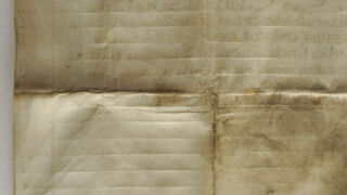 <a href='http://www.ra.ee/pargamendid/index.php/et/parchment/view?id=15812&_xr=eNoti0sOQEAQBe%252FSBxhafJ%252BVAzhEh%252FZJ%252FIeVuDuDVdWr5AkYZw8%252FF4SfWHAMWmSrulGn3bPqlJ6egDZtqrlWt5hBRWmYI8Mmyt4EWn%252ByYwoaZGoPad9HANKd8uu6AfeWIf4%253D' target='_blank' rel="noopener noreferrer">Ürik AM.115.1.59</a>, 1533. a. </ br>
Joonimine.
Kirjaridade paiknevus on märgitud pärgamendile mehaaniliselt, kerge vajutusega joonides. Joonimine on nähtav pärgamendi mõlemal poolel.