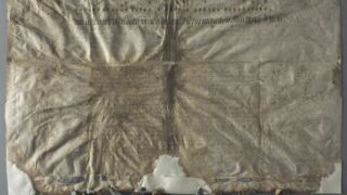 <a href='http://www.ra.ee/pargamendid/index.php/et/parchment/view?id=14716&_xr=eNoti0kOQEAQRe9SB2iKNuRbWThIhTIk5mEl7k5j9d5%252FyRcwzg5%252BJrCfbOAYNMtatoOOu7epU3p6Alq1LqdK3eIQVOS5SSNrAhOyfSNo%252BcmOKaiXsTmkeT8BSHfKrusGNzcibg%253D%253D' target='_blank' rel="noopener">Ürik EAA.854.2.314</a>, 1746. a. </ br>
Eelneva parandamise või konserveerimise tunnustega pärgament.</ br>
Parchment with signs of previous repair or conservation.
