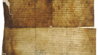 <a href='http://www.ra.ee/pargamendid/index.php/et/parchment/view?id=14272&_xr=eNotjM0OgjAQhN9lH6B0AX8ynDTx0MSj8WoarNhEi9DlZHh3s%252BBpvpnJjAfjG2Ebj80KGbwFffzYPt8hSZGDImnOoJiyRJkk9kmjCnQ5H5R2oDE82v4e1JV2KUxZWcPmeLpxXVydc8sNaPgrq%252B5BL5%252B6yXfrFBSEmnn%252BAUMbLZk%253D' target='_blank' rel="noopener">Ürik TLA.230.1.BE_14/viii</a>, 1503. a. </ br>
Eelneva parandamise või konserveerimise tunnustega pärgament.
Dokumenteeritud läbivas valguses.</ br>
Parchment with signs of previous repair or conservation in transmitted light.