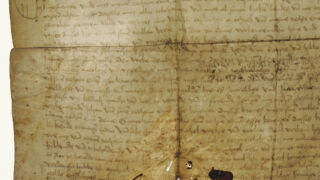 <a href='http://www.ra.ee/pargamendid/index.php/et/parchment/view?id=15265&_xr=eNoti0sOQEAQBe%252FSBxiaCfKsHMAhOrRP4m%252BsxN0ZrKpeJU%252FAOHuEucB%252BsoMT0CJb1Y06uWBXr%252FT0FLRpU821%252BsUMKkrDoTWxsfZNoPUne2agQab2kPZ9RCB1lF%252FXDfaCIfg%253D' target='_blank' rel="noopener">Ürik AM.104.3.44</a>, 1529. a. </br>
Tindiplekk.
Lokaalsed värvuse muutusega alad pinnal. Pärgament osaliselt korrodeerunud.</ br>
Local areas of discoloration on the surface. Parchment partially corroded.