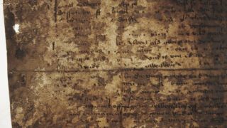 <a href='http://www.ra.ee/pargamendid/index.php/et/parchment/view?id=16279&_xr=eNotizkOgDAMBP%252FinkACImip6Cn5gAUGInEfFeLvnNWMRrsMjcMhSBnRJyt0DJp4Kdtehs1f5VG6uwUtUpdjJfSvijxTJgyU9pxTxtq3g%252Baf%252BmEC6nhodm7emwHJRul5Xq2%252FI4U%253D' target='_blank' rel="noopener">Ürik TLA.230.1-ii.277</a>, 1493. a. </ br>
Helvestumine. Irdumine.
Pärgamendi ja/või tindikirja kihiti eraldumine, kestendamine.
Läbivas valguses on näha irdumise tulemusena toimuvat pärgamendi õhenemist.</ br>
Separation, flaking of parchment and/or ink writing.
The thinning of the parchment as a result of detachment can be seen in transmitted light.